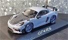 Porsche 718 Cayman GT4 RS grijs 1/43 Minichamps Mi098 - 1 - Thumbnail