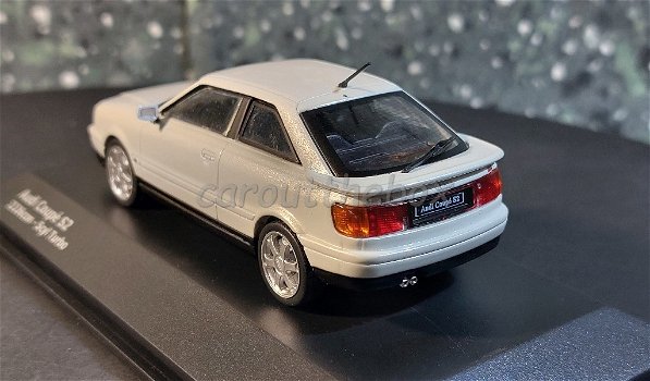 Audi Coupe S2 1992 wit 1/43 Solido Sol085 - 2