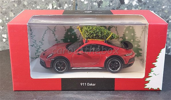 Porsche 911 DAKAR with tree 1/43 Spark SP115 - 3