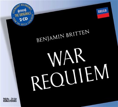 Benjamin Britten - Vishnevskaya - Pears - Fischer-Dieskau – War Requiem (2 CD) Nieuw - 0