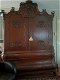 Antiek dubbel gebogen kabinet uit 1780 - 2 - Thumbnail