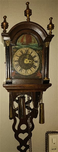 Super antieke friese klok omstreeks 1820
