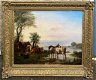 Antiek schilderij van schilder P G van Os - 0 - Thumbnail