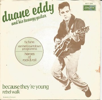 Duane Eddy – Because They're Young (1980) - 0