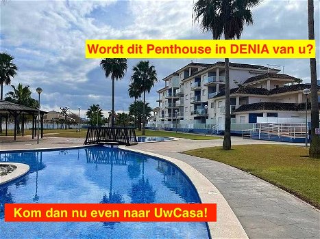 Uw eigen prachtige Penthouse in DENIA met mooi zeezicht en vlak bij zee en - 0