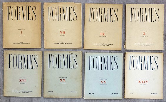 [Kunsttijdschrift] Formes English Edition 1930-32 - 1