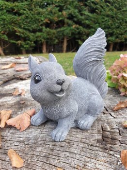 eekhoorn , tuinbeeld, lieve blijde eekhoorn - 2