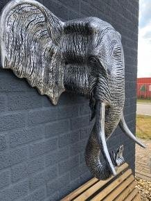 olifant , groot , muurdecoratie - 1