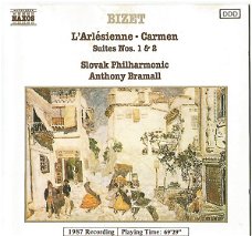 Anthony Bramall - Bizet, Slovak Philharmonic Orchestra – Carmen & L'Arlésienne /Suites (CD) Nieuw