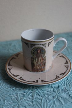 Goebel Artis Orbis - Alphonse Mucha - koffie/espressokopje - 1