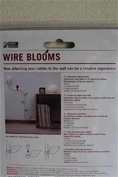 Wire Blooms – decoratieve kabel clips - 1