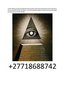 how to Join illuminati in South Africa +27718688742