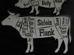 landelijk dieren bord , keukenbord - 3 - Thumbnail