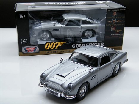 Modelauto Aston Martin DB5 1963 – James Bond 007 – Motormax 1:24 - 0