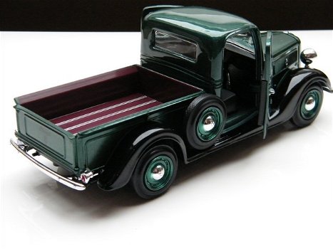 Nieuw schaalmodel modelauto Ford Pickup Truck 1937 – Motormax 1:24 - 3