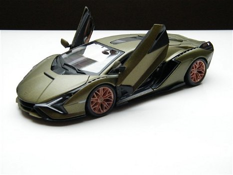 Nieuw schaalmodel lambo modelauto Lamborghini Sián FKP 37 – Bburago 1:24 - 1