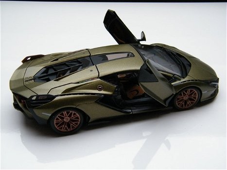 Nieuw schaalmodel lambo modelauto Lamborghini Sián FKP 37 – Bburago 1:24 - 5