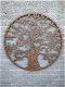 Een metalen wandornament de boom van het leven - 0 - Thumbnail