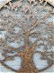 Een metalen wandornament de boom van het leven - 1 - Thumbnail