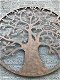 Een metalen wandornament de boom van het leven - 4 - Thumbnail