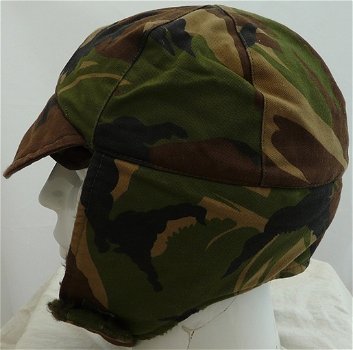 Pet, Muts, Veld, Bontgevoerd, Winter, Woodland Camouflage, Koninklijke Landmacht, maat: 60, 1994.(1) - 6