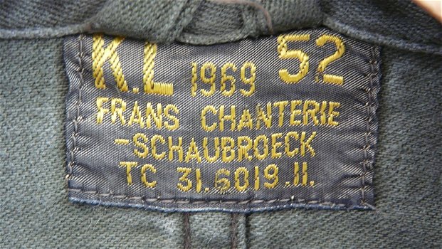 Overall / Werkpak, Koninklijke Landmacht, maat: 52, 1969.(Nr.1) - 3