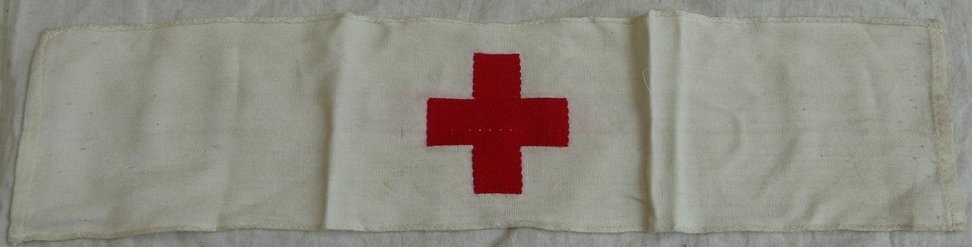 Armband / Armbinde, Helfer im Sanitätsdienst, DRK, jaren'70.(Nr.1) - 0