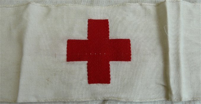 Armband / Armbinde, Helfer im Sanitätsdienst, DRK, jaren'70.(Nr.1) - 1