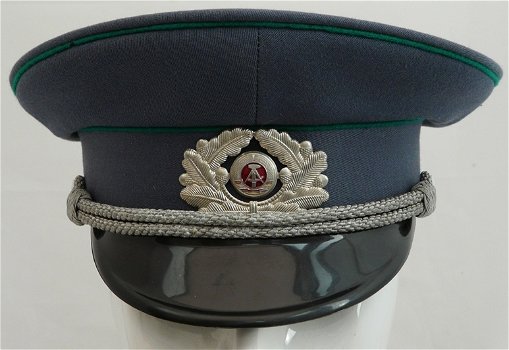 Pet Uniform / Schirmmütze, Secretaris Douane DDR, Oost-Duits, maat: 56, 1989. - 0