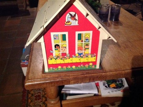 FISHER PRICE school - vintage jaren 70 - met bel - 1