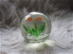 Presse papier Murano aquarium met vissen vintage 8 cm hoog - 0 - Thumbnail