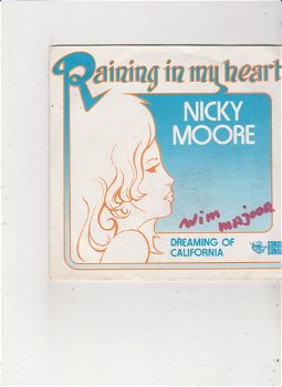 Single Nicky Moore - Raining in my heart - 0