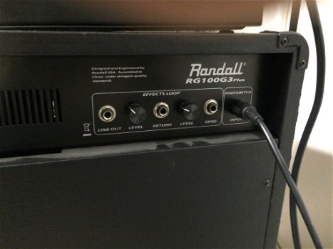 Randall versterker ideaal voor stevige rock en metal RG 100 3G plus - 3