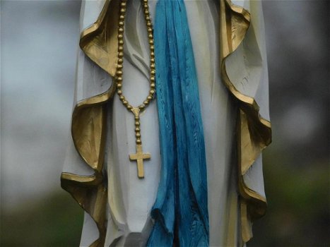 maria met rozenkrans , heilige Maria beeld - 4