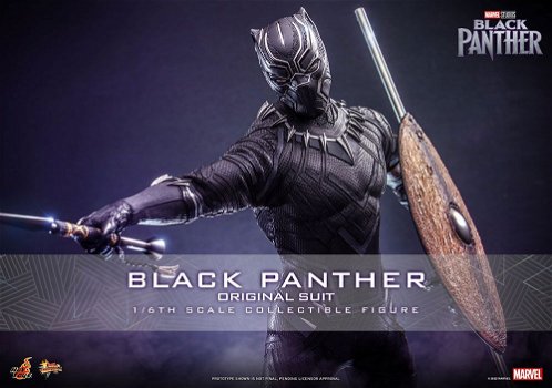 Hot Toys MMS671 Black Panther Original Suit - 4