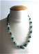 Collier in prachtige kleur groen - 3 - Thumbnail