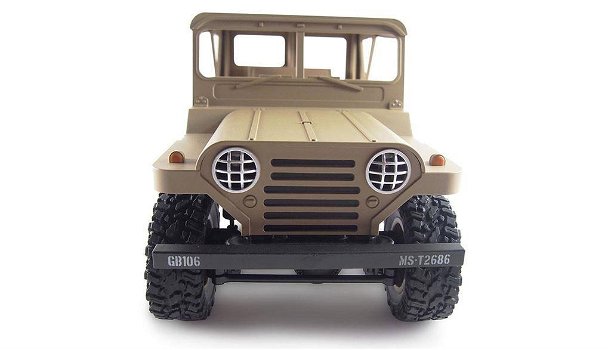 RC Jeep U.S. militaire terreinwagen 1:14 4WD RTR, Dessert Sand - 3