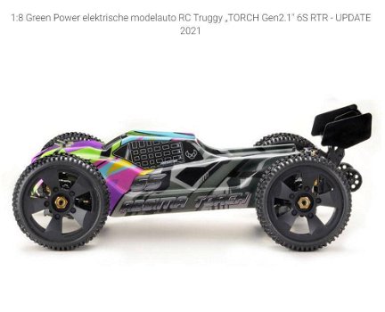 Absima TORCH Gen2.1 6S 1:8 Brushless RC auto Elektro Truggy 4WD RTR 2,4 GHz - 1