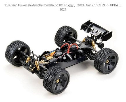 Absima TORCH Gen2.1 6S 1:8 Brushless RC auto Elektro Truggy 4WD RTR 2,4 GHz - 5