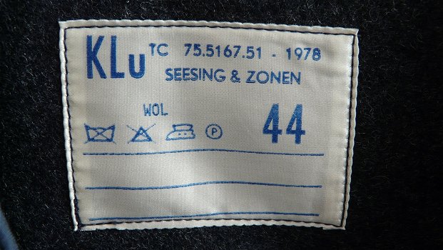 Voering, Jas, Uniform, Koninklijke Luchtmacht, maat: 44, 1978.(Nr.1) - 3