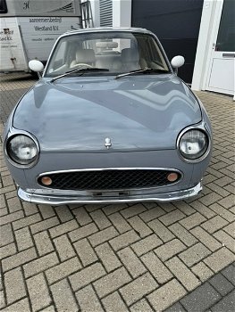 936 Hele nette Nissan Figaro in Lapisgrijs met nieuwe motor! - 0