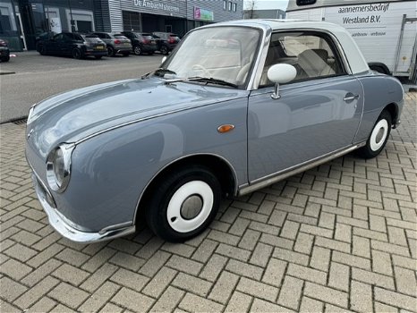 936 Hele nette Nissan Figaro in Lapisgrijs met nieuwe motor! - 1