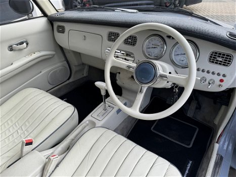 936 Hele nette Nissan Figaro in Lapisgrijs met nieuwe motor! - 6