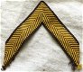 Rang Onderscheiding / Chevron, VT67 / DT63, Korporaal, Koninklijke Landmacht, jaren'60.(Nr.1) - 1 - Thumbnail