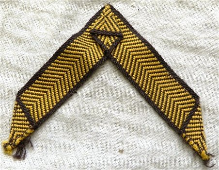 Rang Onderscheiding / Chevron, VT67 / DT63, Korporaal, Koninklijke Landmacht, jaren'60.(Nr.1) - 3