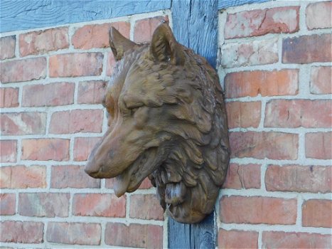 wolf , wanddecoratie ,beeld - 4