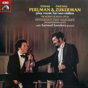 LP - Itzhak Perlman & Pinchas Zukerman – Werke für zwei Violinen - 0