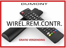 Vervangende afstandsbediening voor de WIREL.REM.CONTR. van DUMONT.