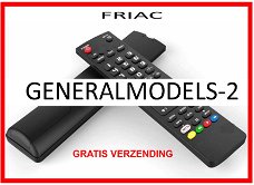 Vervangende afstandsbediening voor de GENERALMODELS-2 van FRIAC.