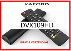 Vervangende afstandsbediening voor de DVX109HD van KAFORD.